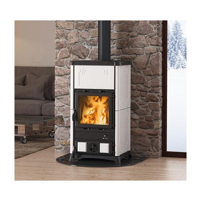 La Nordica FEDORA stufa Da incasso A legna Bianco