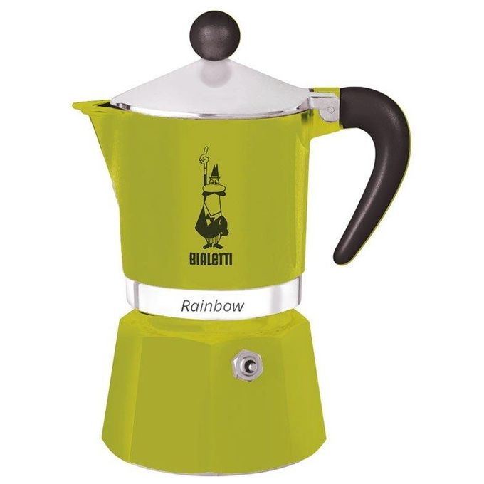 Bialetti Rainbow Caffettiera 1 tazza verde
