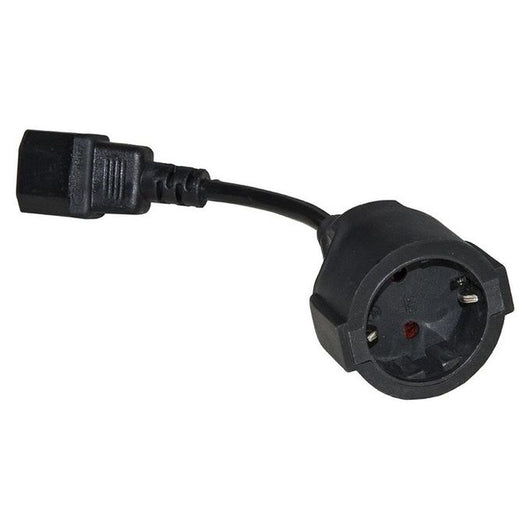 Link Accessori LKADSK adattatore per presa di corrente C14 Tipo C (Europlug) Nero