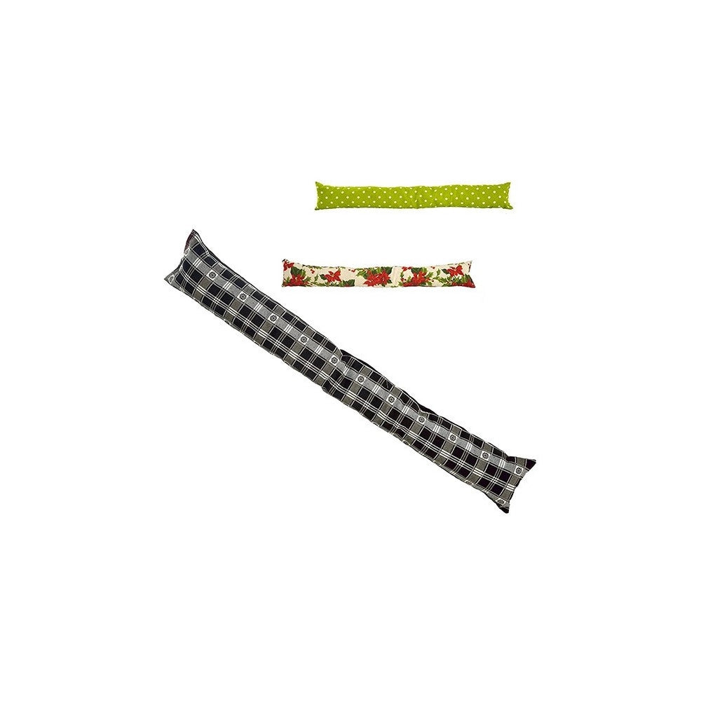 Trade Shop - Set 3 Paraspifferi Per Porte E Finestre Colorati Da 130 Cm Parafreddo Antivento -