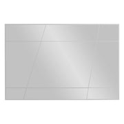Agliano, Specchio Dettagli Geometrici, 50x75h cm Bianco
