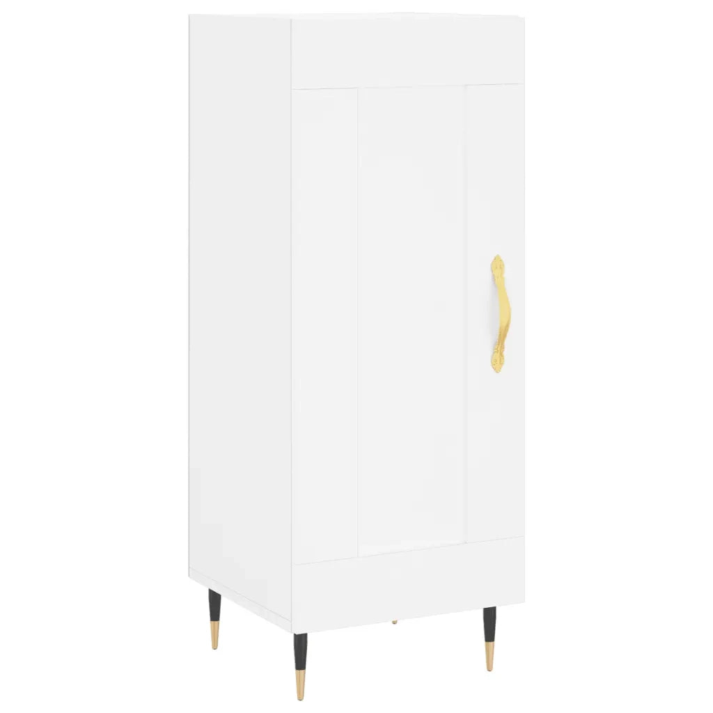 Credenza | Madia | Buffet da pranzo | Armadio da pranzo Bianca 34,5x34x180 cm in Legno Multistrato