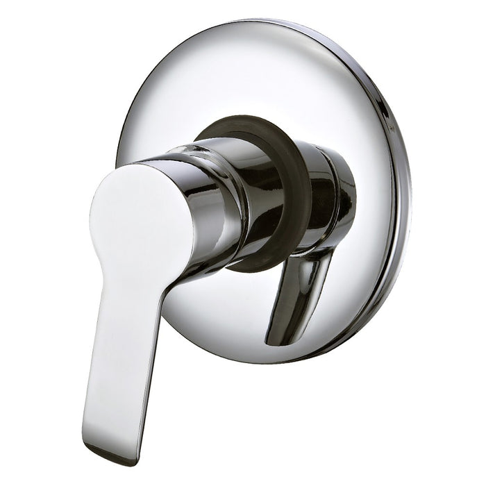 Miscelatore serie ariel monocomando incasso doccia con leva in metallo, finitura cromata