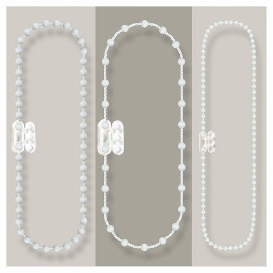 Rete a rullo in PVC - catena di comando 10 metri - bianco