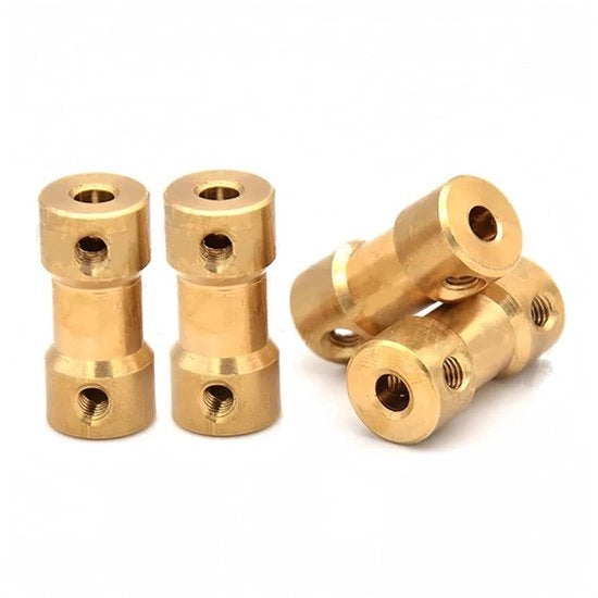 Adattatore - Connettore - Rigido - Ottone - 5mm - Collegamento - Connettività - 9x20mm - 4 Pezzi