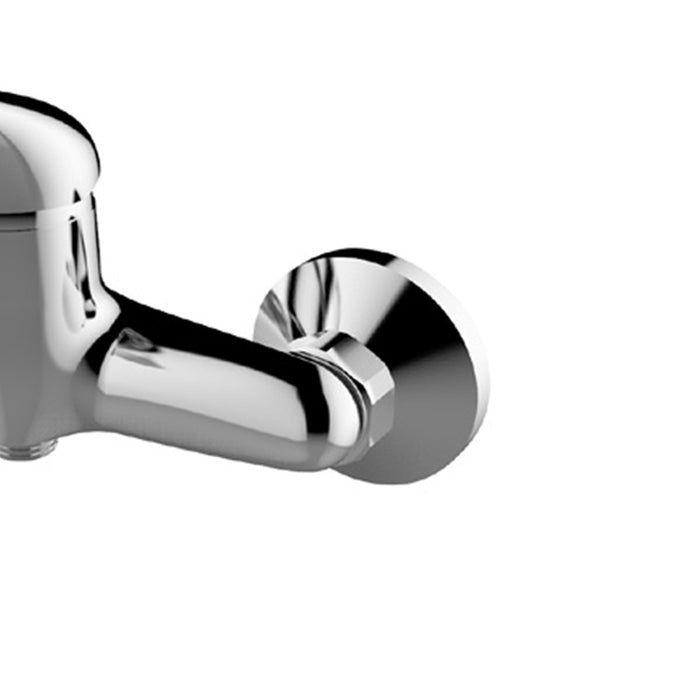 Rubinetto esterno doccia serie eva, finitura cromata