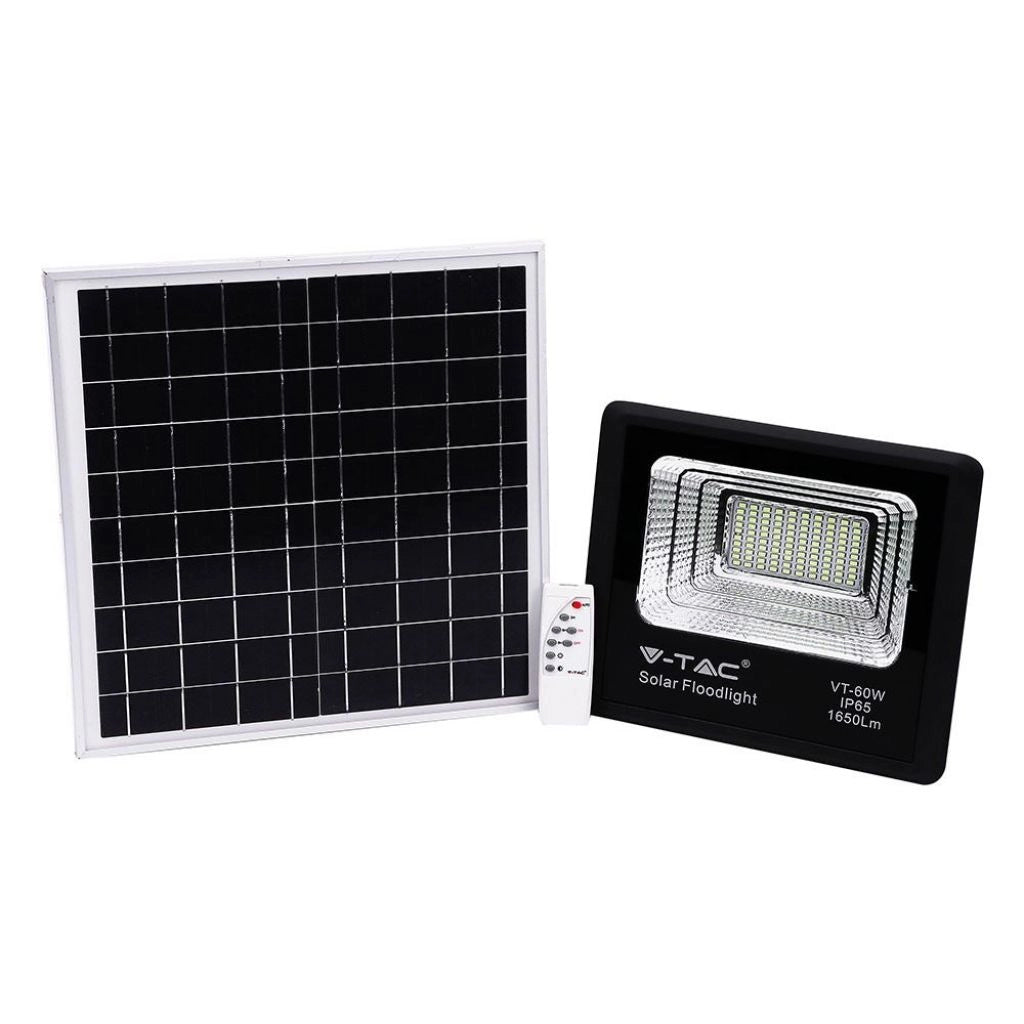 Faro faretto led 20W 4000K da esterno con pannello solare 