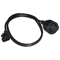 Link cavo adattatore di alimentazione presa schuko tedesca femmina - iec c14 maschio mt 1,50