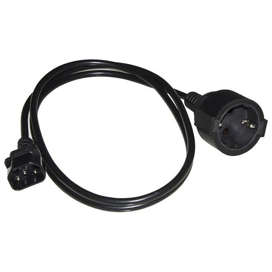Link cavo adattatore di alimentazione presa schuko tedesca femmina - iec c14 maschio mt 1,50
