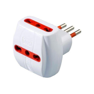 Rosi RS78041T adattatore per presa di corrente Tipo L (IT) Rosso, Bianco