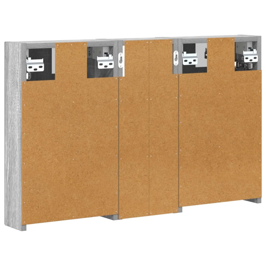 Set di Armadi da Bagno con lo scaffale 3 pcs 80 x 10,5 x 50 cm 3403653