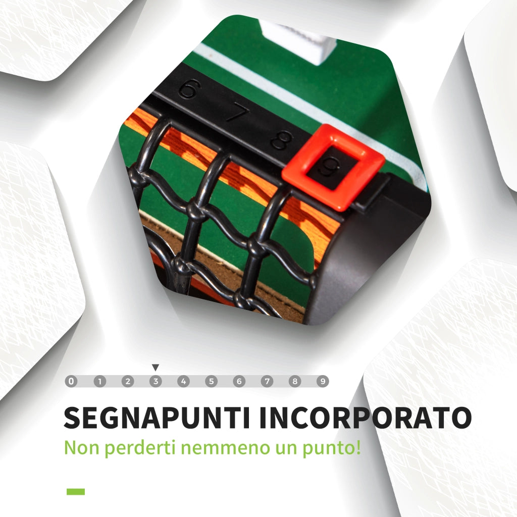 EasyComfort Biliardino Calcio Balilla per Bambini con Manopole Antiscivolo, Segnapunti e Palline, 118x104x69cm