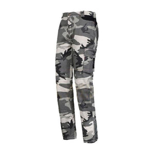 Issa Pantalone Cotone Grigio S Mimetico