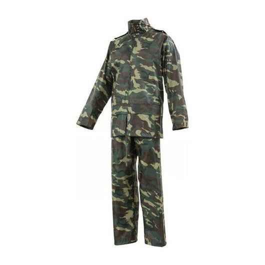 Issa Impermeabile Giacca+Pantaloni Hunting M Cappuccio Ripiegato