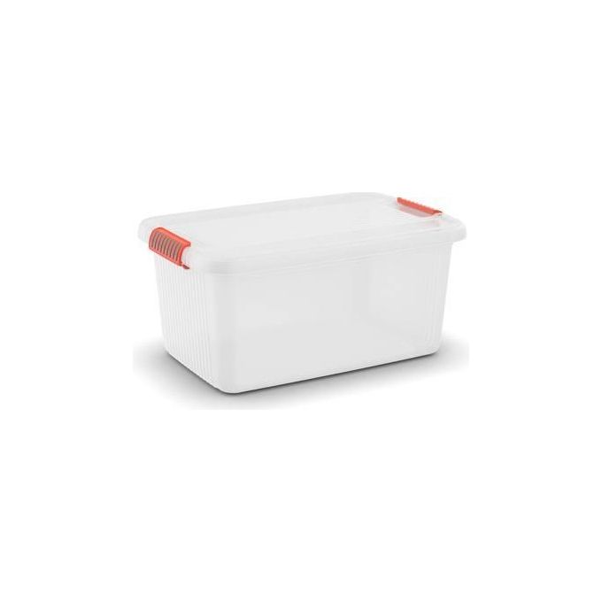 KIS K Latch Box Armadietto portaoggetti Rettangolare Arancione, Trasparente