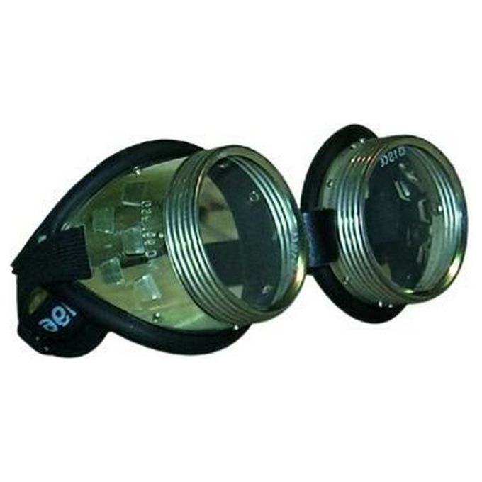 Adler Occhiali Per Saldatura Montatura Alluminio Incolore