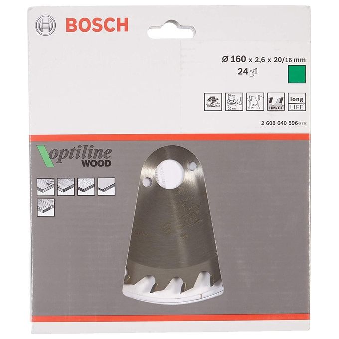 Bosch ?2608640596 lama circolare 16 cm 1 pz