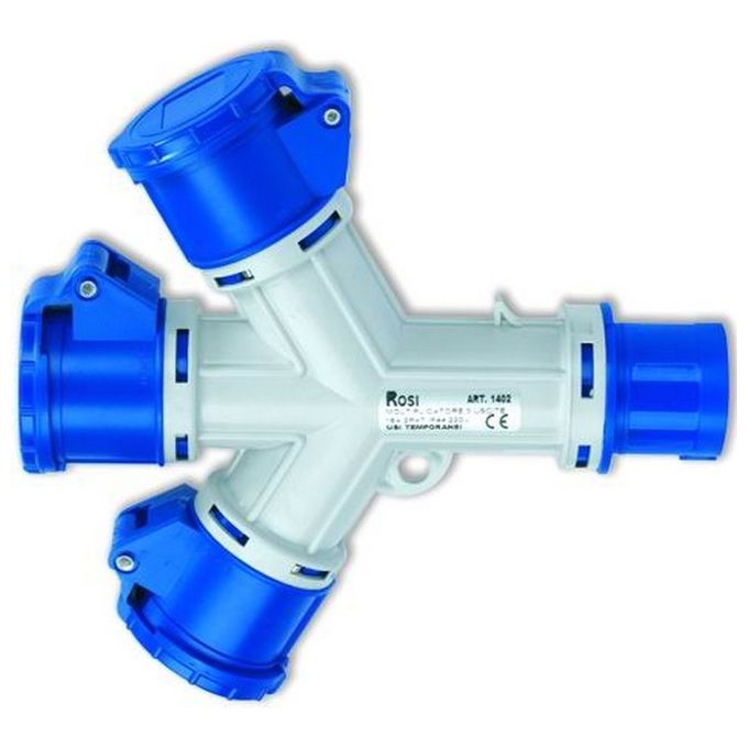 Adattatori Cee-Blu 230V-16A 3 Prese Art. 1402