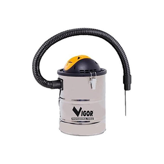 Bidone Aspiracenere Vigor Aspir-El Inox Lt.15 Watt 800