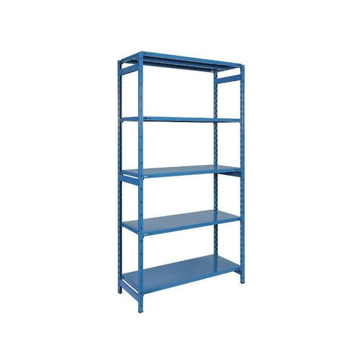 Bizzotto Scaffale Metallo 5 Ripiani Portata a Ripiano 100 Kg 106x42x180cm Azzurro