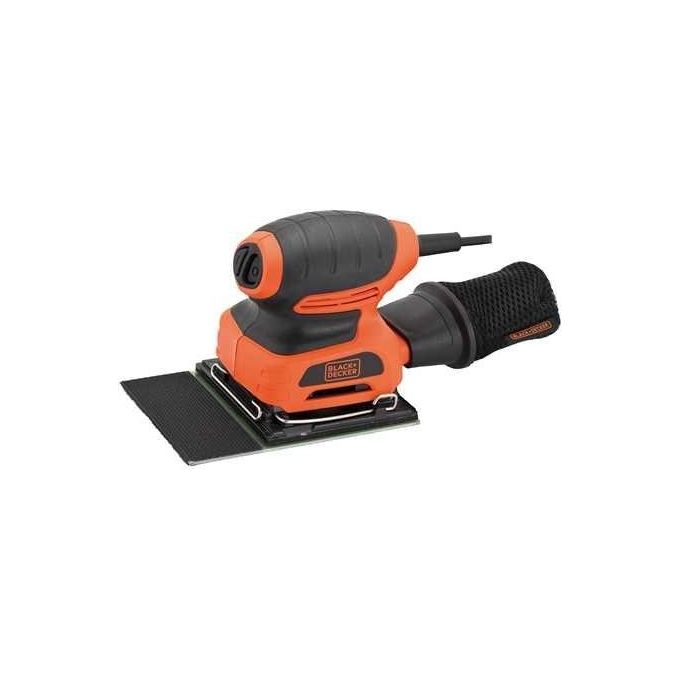 Black & Decker KA401LA Levigatrice orbitale 14000 Giri/min Nero, Arancione