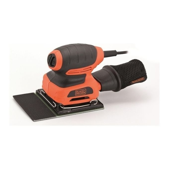 Black & Decker KA401LA Levigatrice orbitale 14000 Giri/min Nero, Arancione