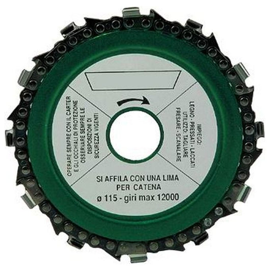 Dischi a Corona per Legno con Catena Motosega mm. 230