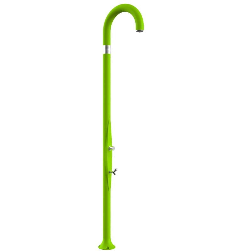 Doccia Tradizionale In Polietilene Funny Yin Con Miscelatore E Lavapiedi Colore Verde Chiaro Cv-T125/6018