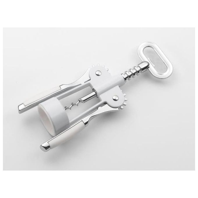 Pedrini 0193-420 apribottiglia Cromo, Bianco