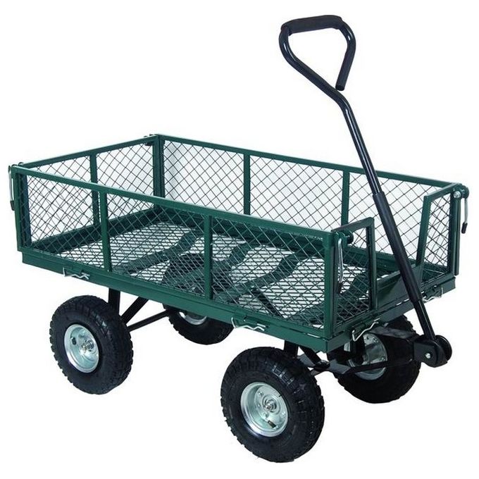 Vigor Carrello Acciaio con 4 Ruote Portata Massima 300 kg