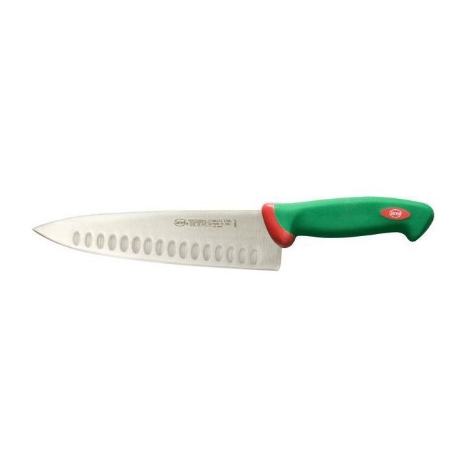 Sanelli Premana Professional Coltello Trinciate Olivato, Acciaio Inossidabile, Verde-Rosso, 21 cm