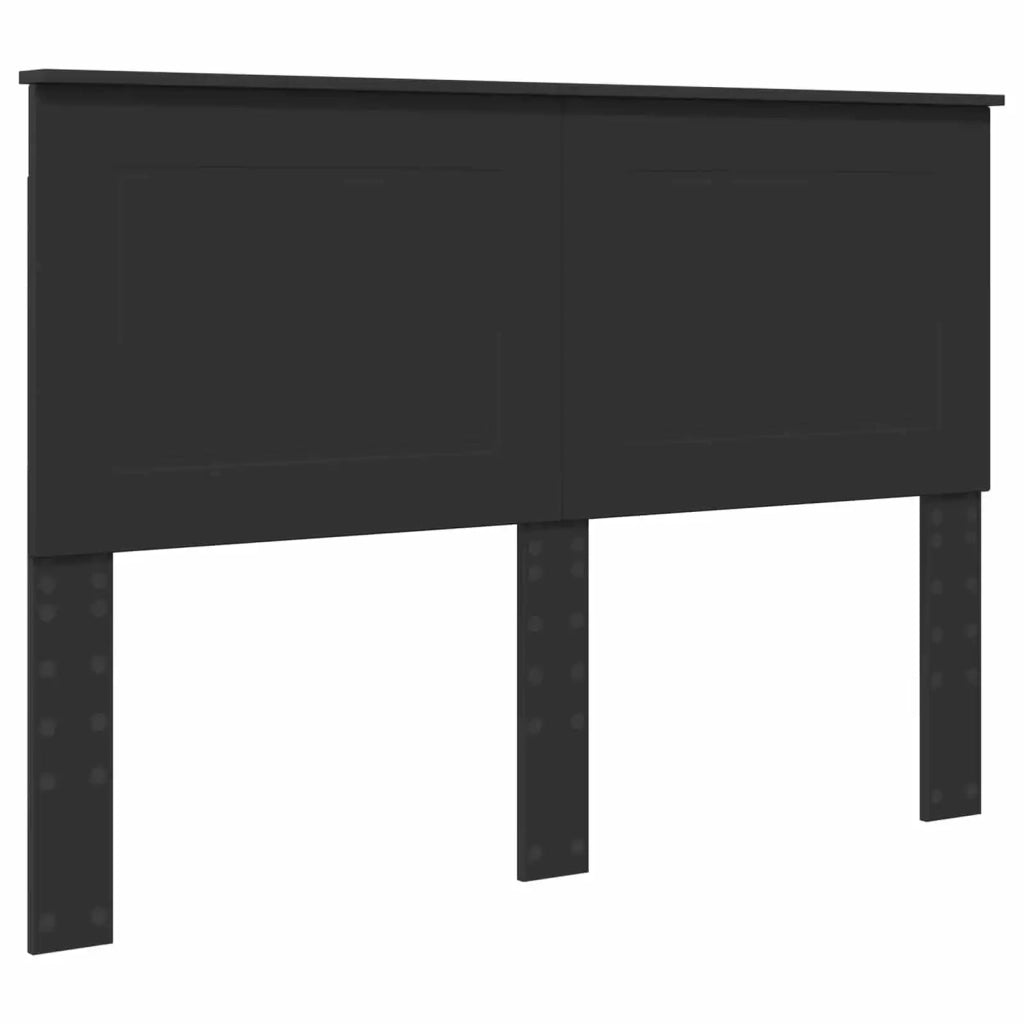 Struttura del letto Nero 140 x 190 cm Legno Ingegnerizzato