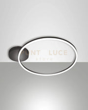 GIOTTO PLAFONIERA NERA D.60CM A LED 3000K - 36W - 3780 lm DIMMERABILE SMART C/ACCESS.