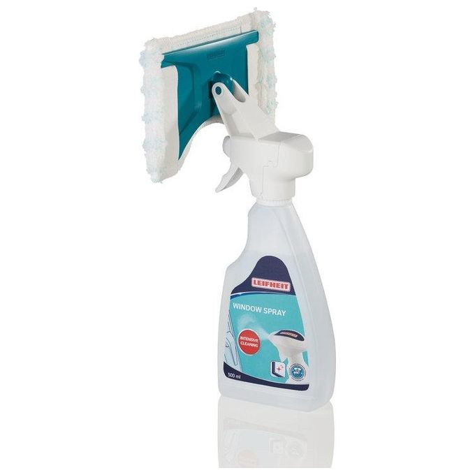 Leifheit Window Spray Cleaner strumento per la pulizia di finestre 20 cm Blu, Bianco