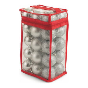 Set 30 Palle 6 Cm Pvc Bag Argento