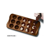 Silikomart Scg01 Monamour stampo per cioccolatini e caramelle Silicone Marrone