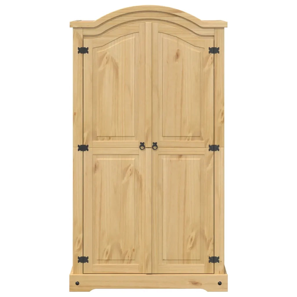Armadio Corona 102x52x186 cm in Legno Massello di Pino 4012154