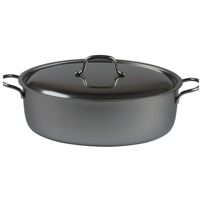 Casseruola Ovale Inox Con Coperchio