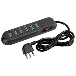 bticino 3631GB prolunghe e multiple 6 presa(e) AC Nero