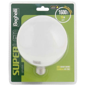 Beghelli Super LED Lampadina a risparmio energetico Bianco caldo 3000 K 16 W E27 F