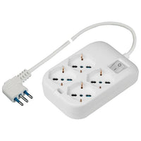 Poly Pool PP2504XL prolunghe e multiple 1,5 m 4 presa(e) AC Interno Bianco