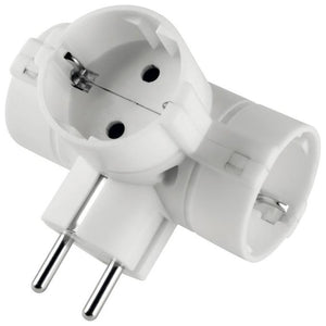 Poly Pool PP2350 adattatore per presa di corrente Tipo C (Europlug) Bianco