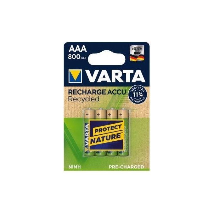 Varta 56813 101 404 batteria per uso domestico Batteria ricaricabile Mini Stilo AAA Nichel-Metallo Idruro (NiMH)