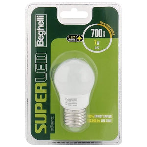 Beghelli 56896BL Lampadina a risparmio energetico Bianco caldo 3000 K 7 W E27 F