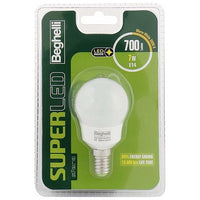 Beghelli 56892BL Lampadina a risparmio energetico Bianco caldo 3000 K 7 W E14 F