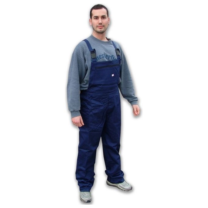 Issaline Pantalone Pettorina Blu Gr250 Tg L