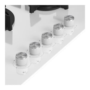 Beko HILW75222SW Bianco Da incasso 75 cm Gas 5 Fornello(i)