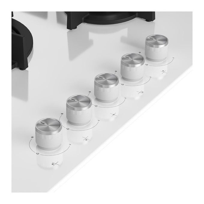 Beko HILW75222SW Bianco Da incasso 75 cm Gas 5 Fornello(i)