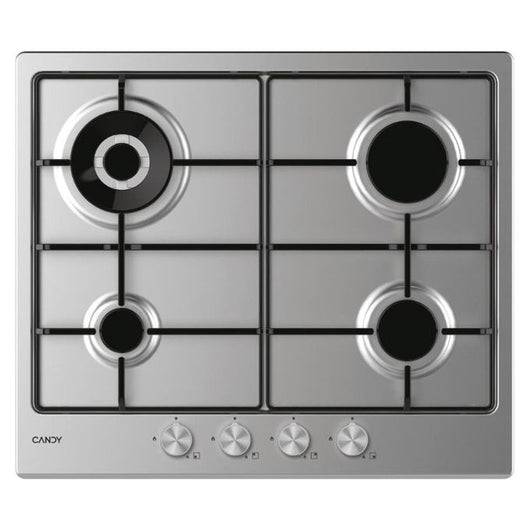 Candy Moderna CHW6BR4WPX Acciaio inox Da incasso 60 cm Gas 4 Fornello(i)
