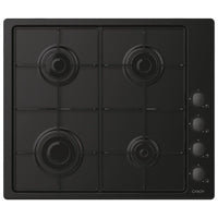 Candy Idea Piano Cottura CHW6LBB a Gas 4 Fuochi Gas Colore Nero